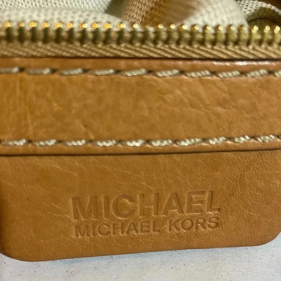 Michael kors brown leather shoulder handbag - Picture 8 of 12